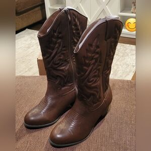 Brown Western Cowboy Boots